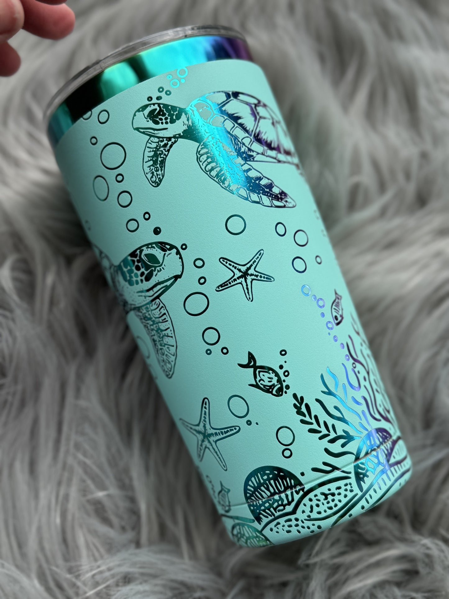 Sea Turtles Engraved Tumbler