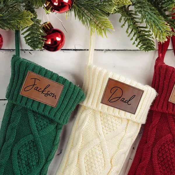 Personalized Knit 18” Christmas Stocking