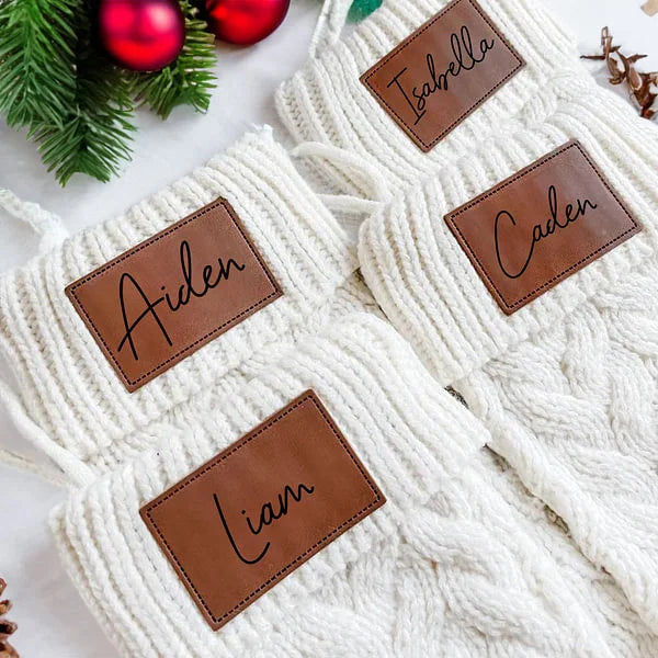 Personalized Knit 18” Christmas Stocking