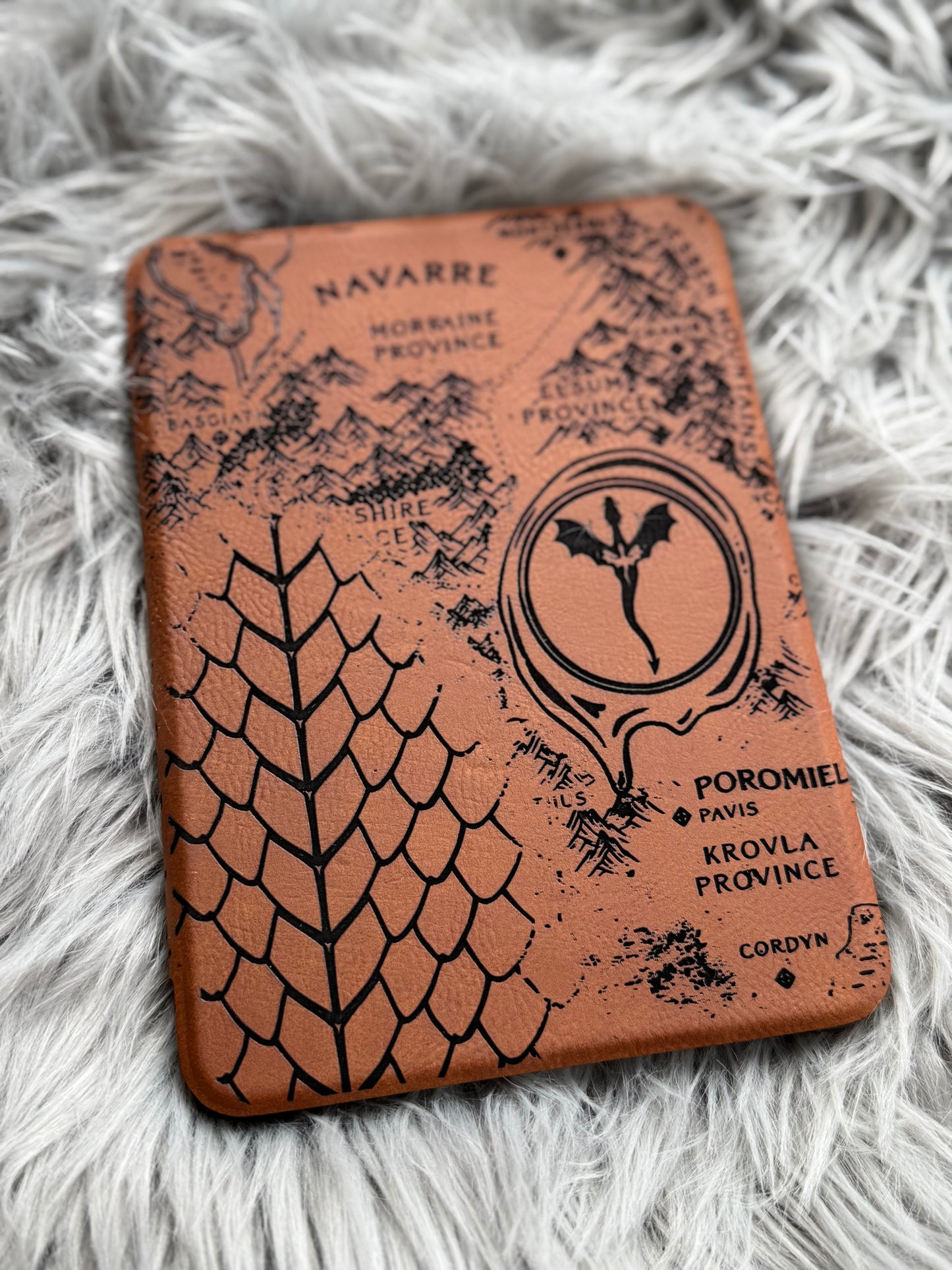 Fourth Wing Inspired 2024 Kindle Paperwhite 7in e-Reader Case - CDS Laser & Design