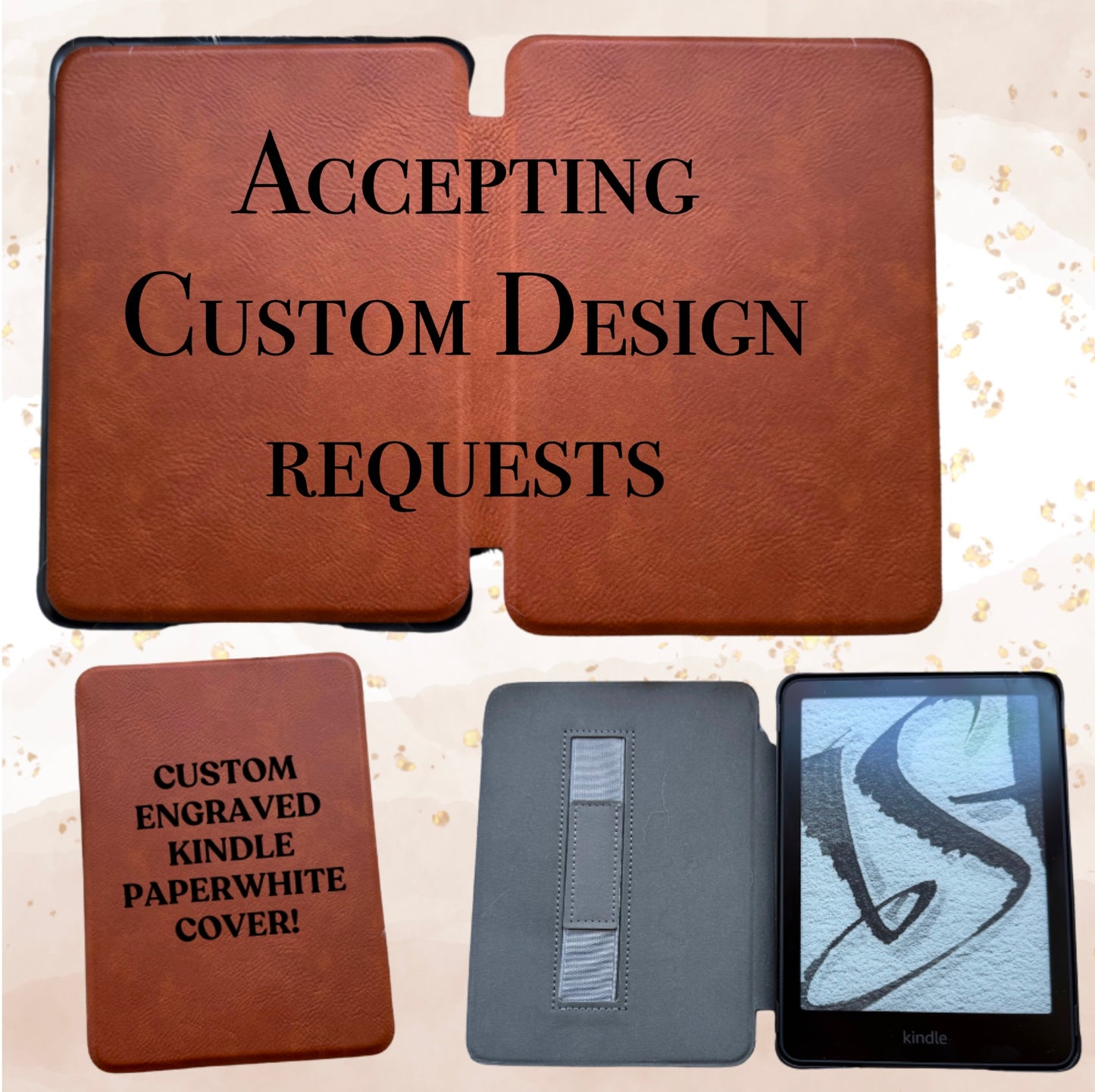 Fourth Wing Inspired 2024 Kindle Paperwhite 7in e-Reader Case - CDS Laser & Design