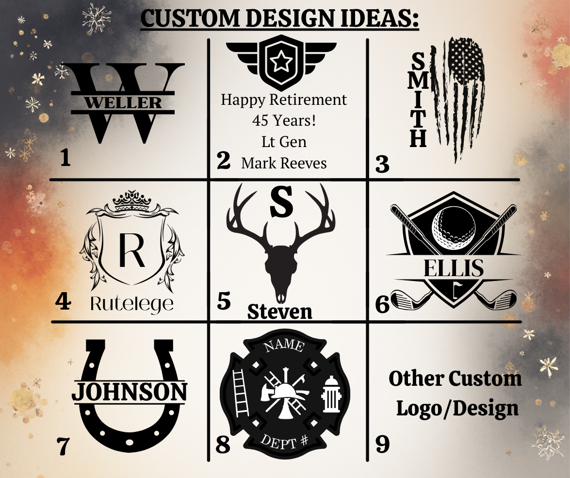 Custom Engraved Decanter and Rocks Gift Set