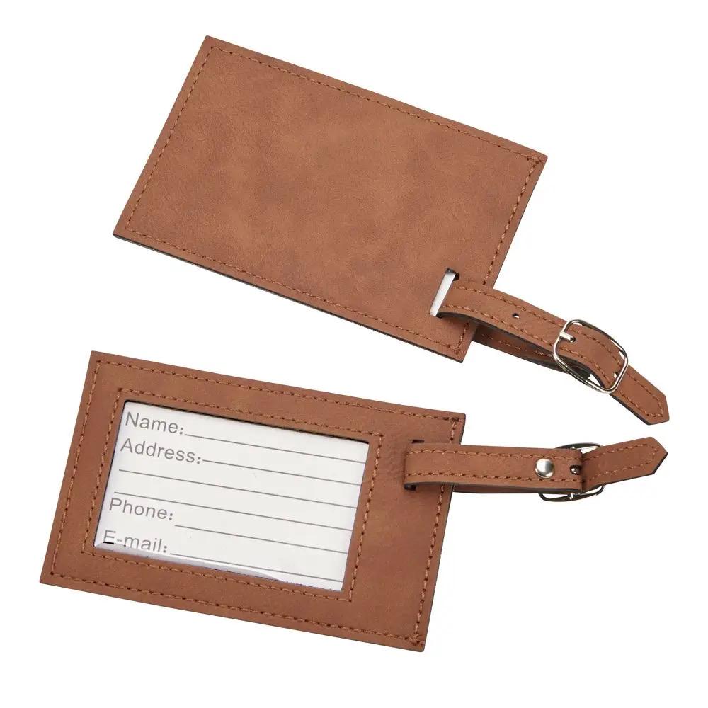 Personalized Luggage Tags | Suitcase Tag | Engraved | Leatherette Luggage Tag - Cattle Dog Studios Laser & Design