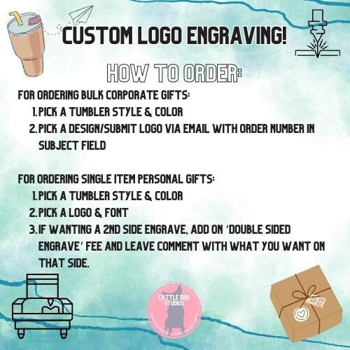 12oz Wine Custom Logo Tumbler, Corporate Gift, Custom Gift, Closing Gifts, Promotional Items, Custom Tumbler, Cup, Tumbler - Cattle Dog Studios Laser & Design