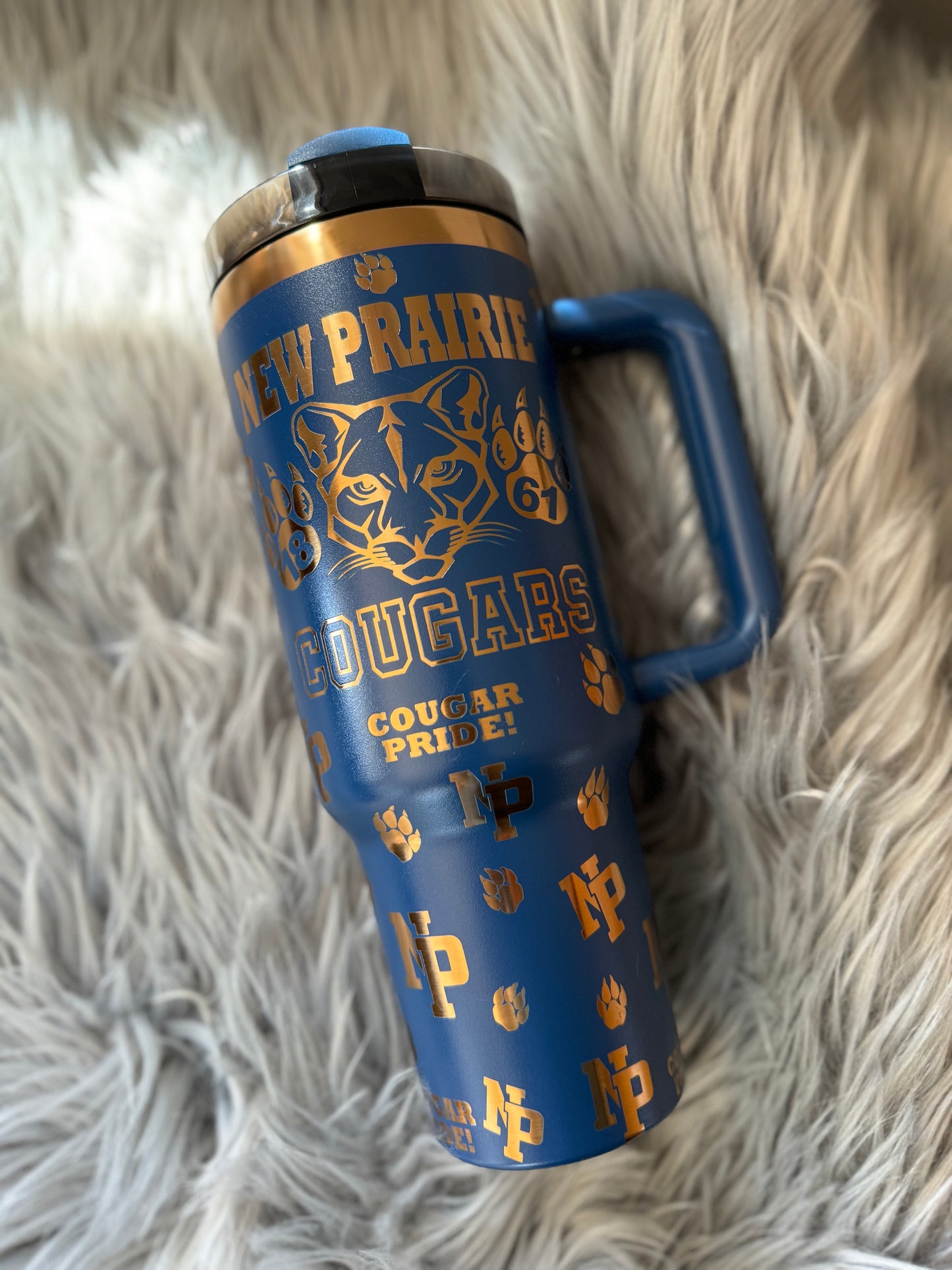 New Prairie 40oz Tumbler - Cattle Dog Studios Laser & Design