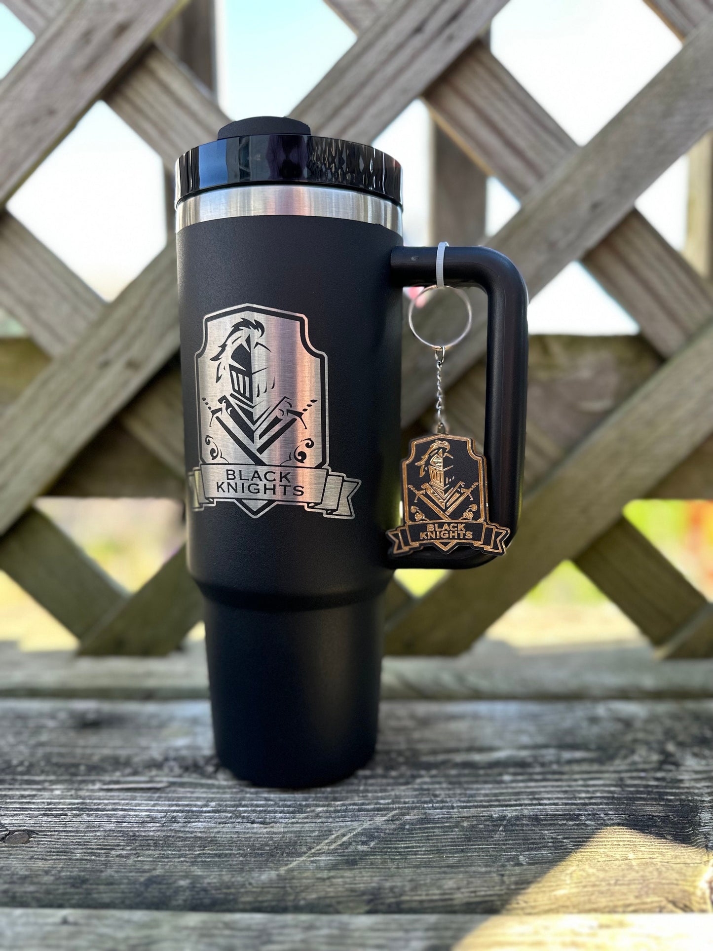 Custom Engraved Tumblers | Your Image Here | Cup and Keychain | Tumbler Engraving Service | School Logo | Business Logo - Cattle Dog Studios Laser & Design
