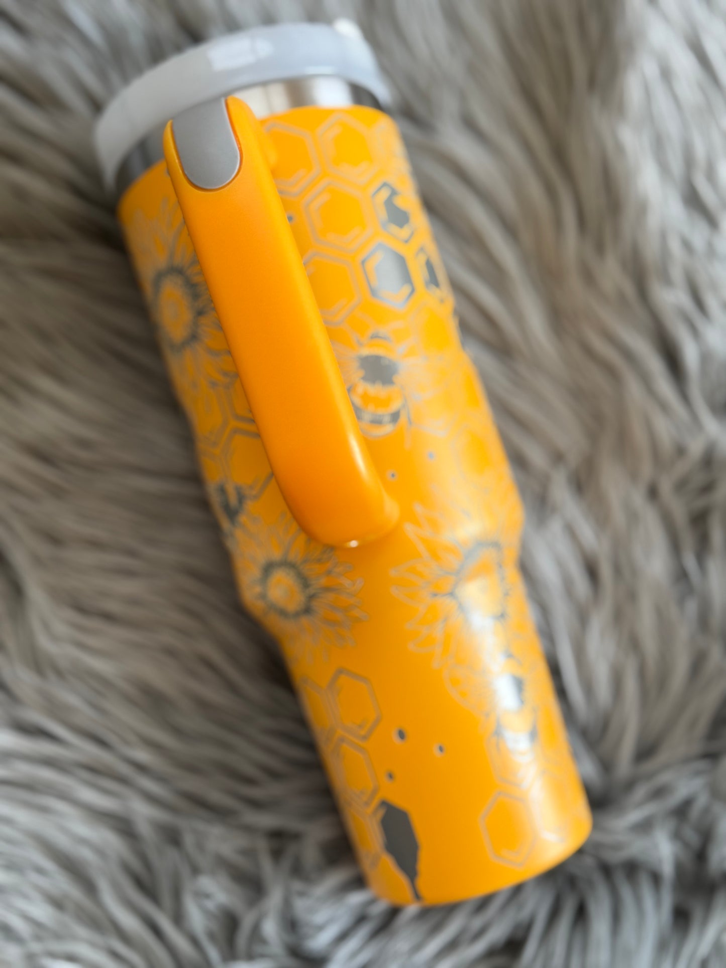 Honey Bee Engraved Tumbler