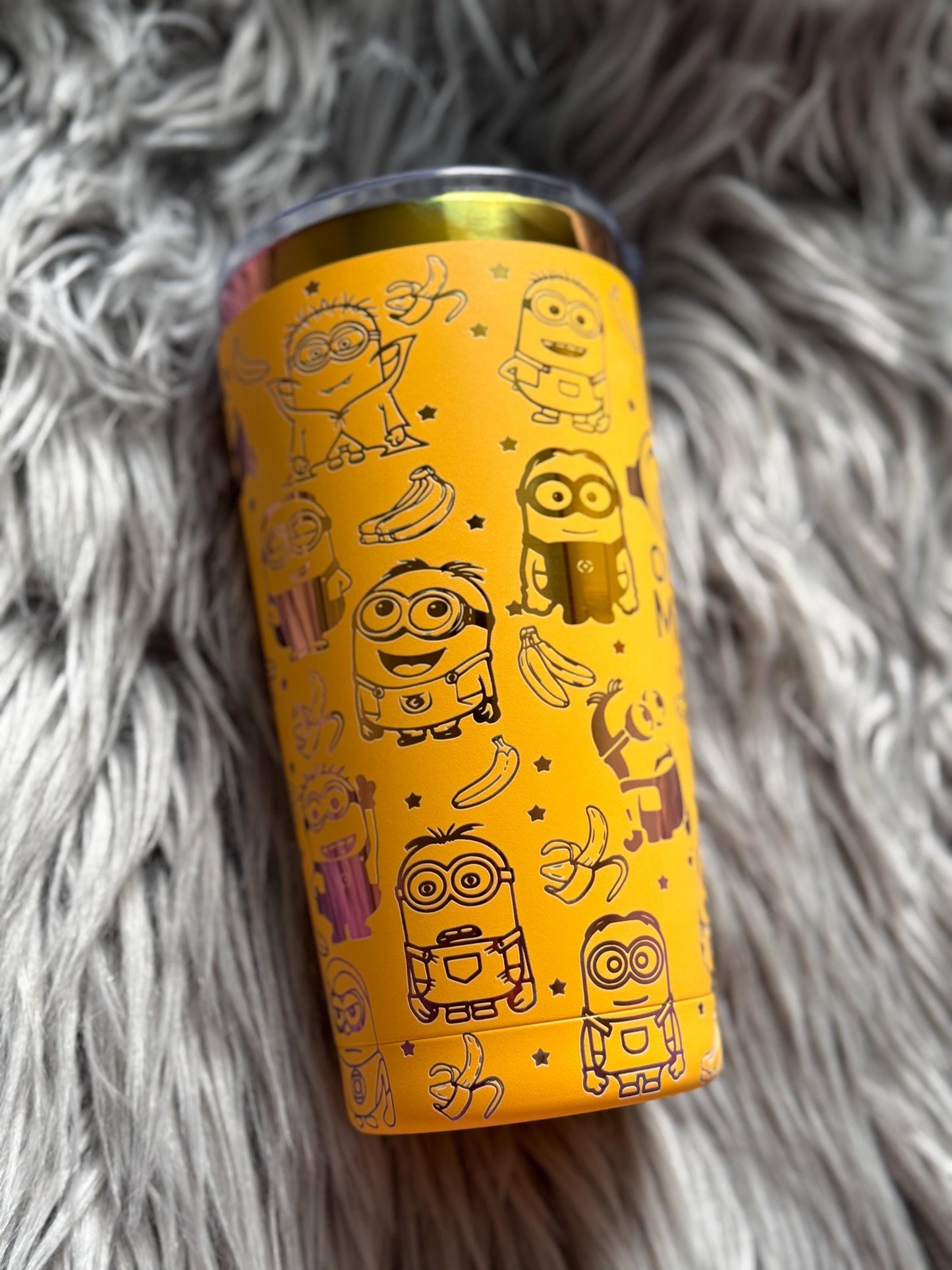 Minion Tumbler | Despicable Me | Gru | Yellow | Yellow Minion | Drinking cup | Engraved - CDS Laser & Design