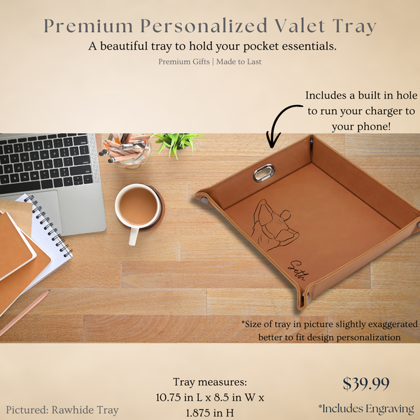 Premium Personalized Valet Tray