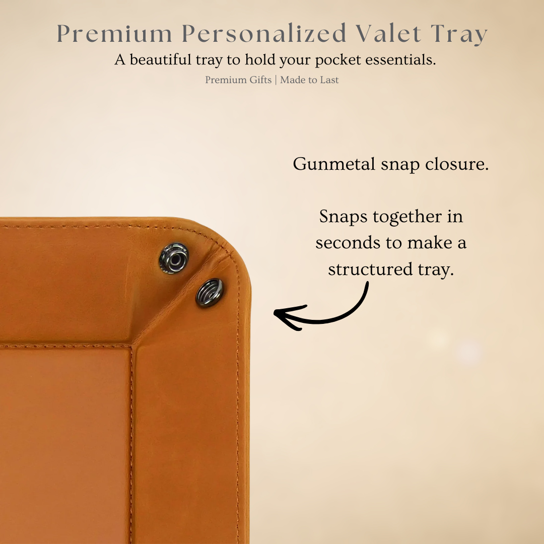 Premium Personalized Valet Tray