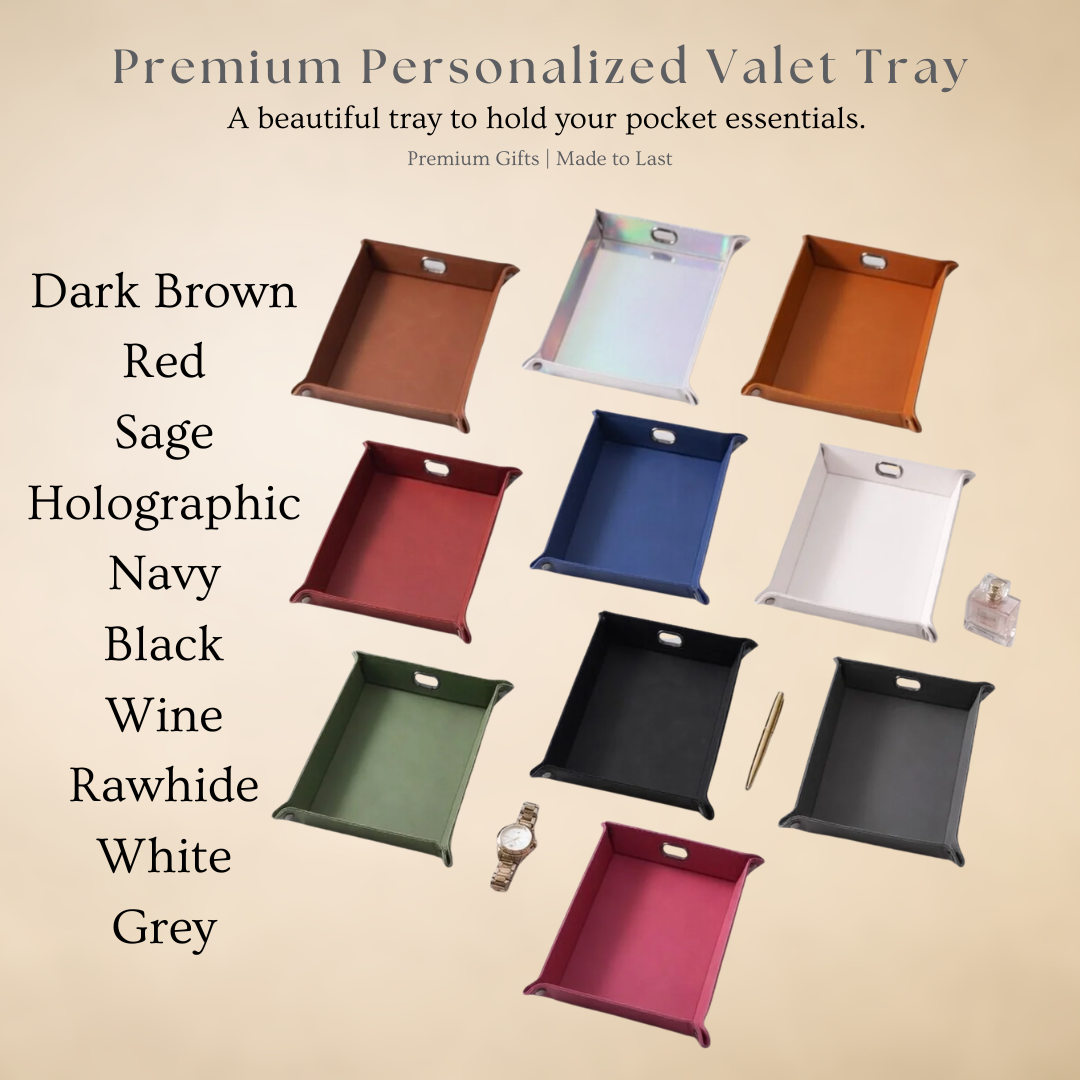 Premium Personalized Valet Tray