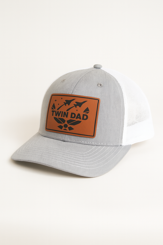 Air Force Proud Twin Dad Richardson 112 Trucker Hat - CDS Laser & Design