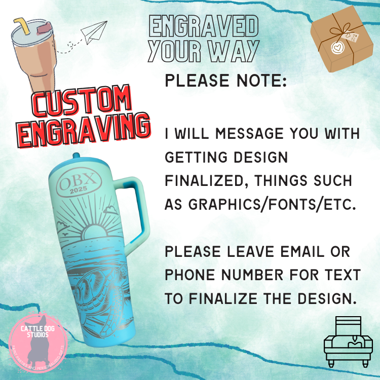 Tumbler Engraving Service Add-On - CDS Laser & Design