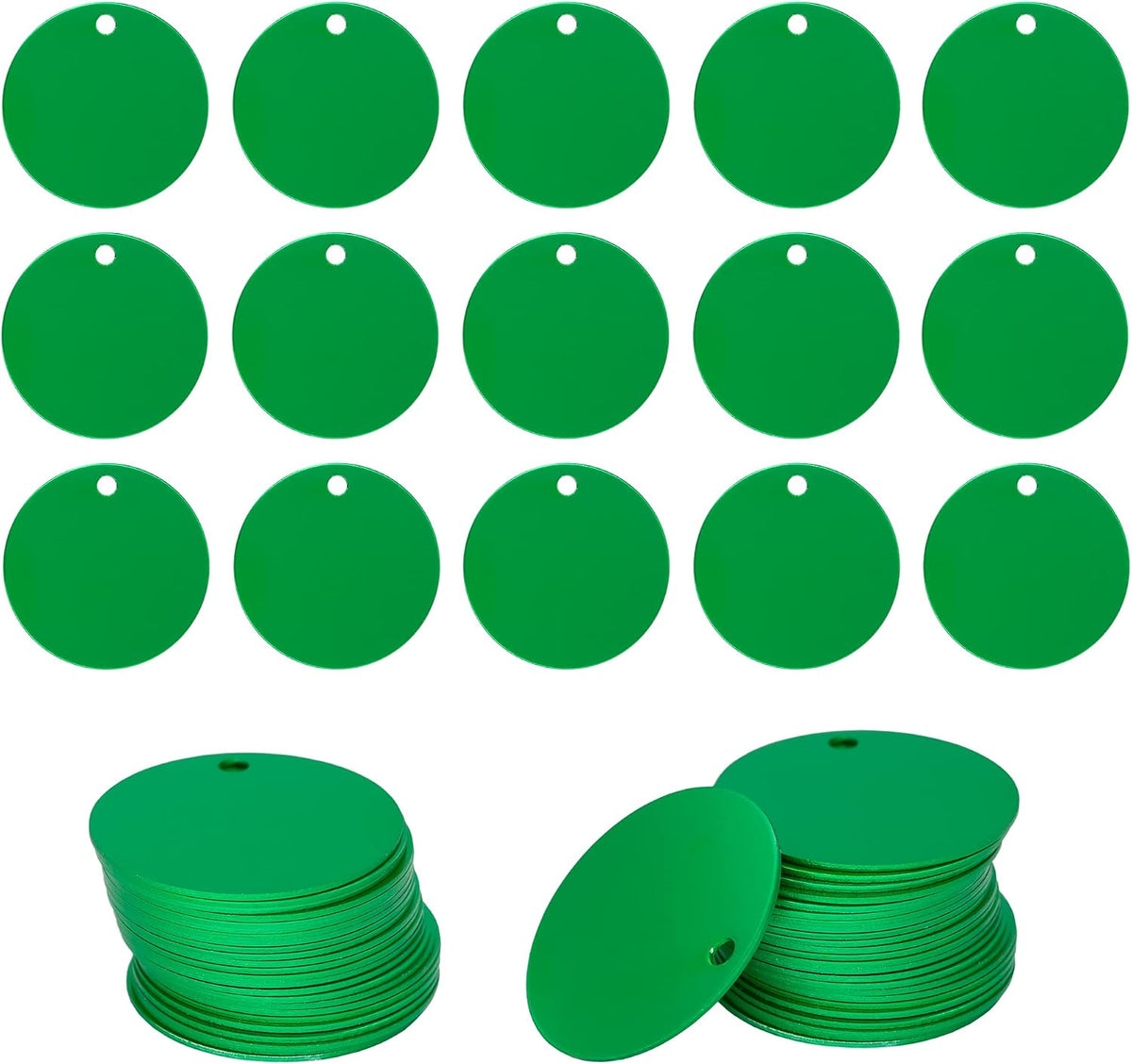 Picture showing green color variation for key tags.