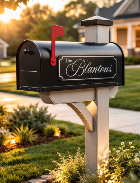 Custom 4x12” Name Sign for Mailbox or Home - New Homeowner Gift, Realtor Gift