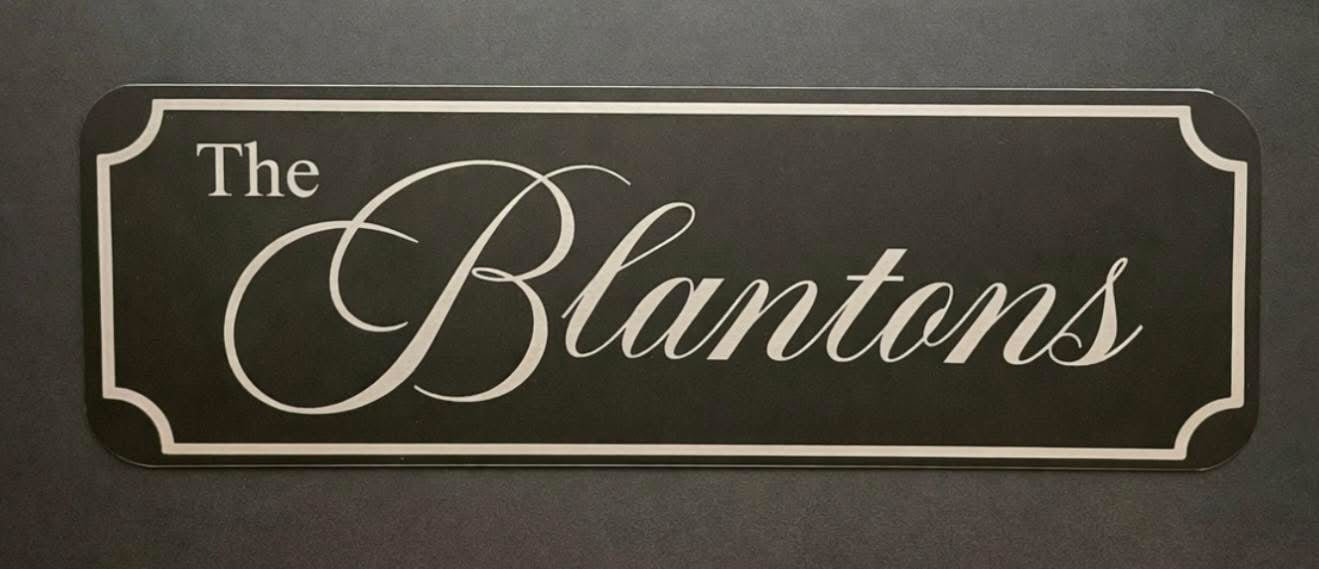 Custom 4x12” Name Sign for Mailbox or Home - New Homeowner Gift, Realtor Gift