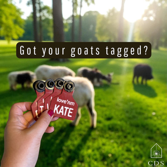 SMALL Custom Engraved Ritchey Livestock ID Tags