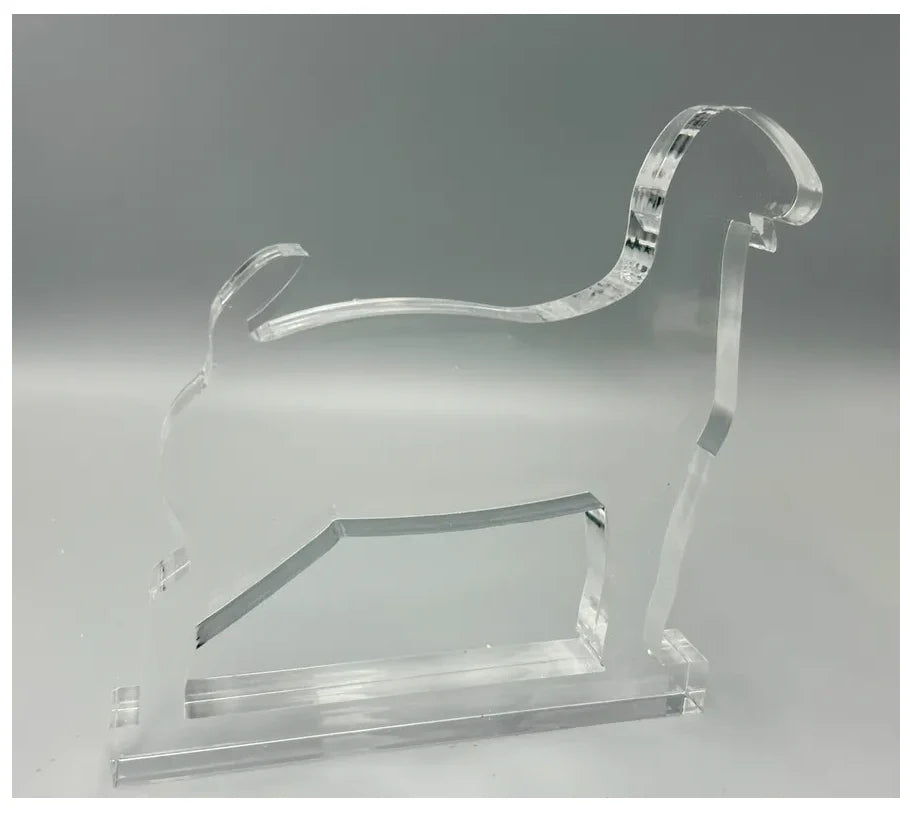 Goat Acrylic Award | Custom 4-H Award | FFA Livestock Show Trophy