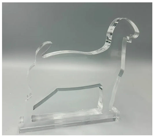 Goat Acrylic Award | Custom 4-H Award | FFA Livestock Show Trophy