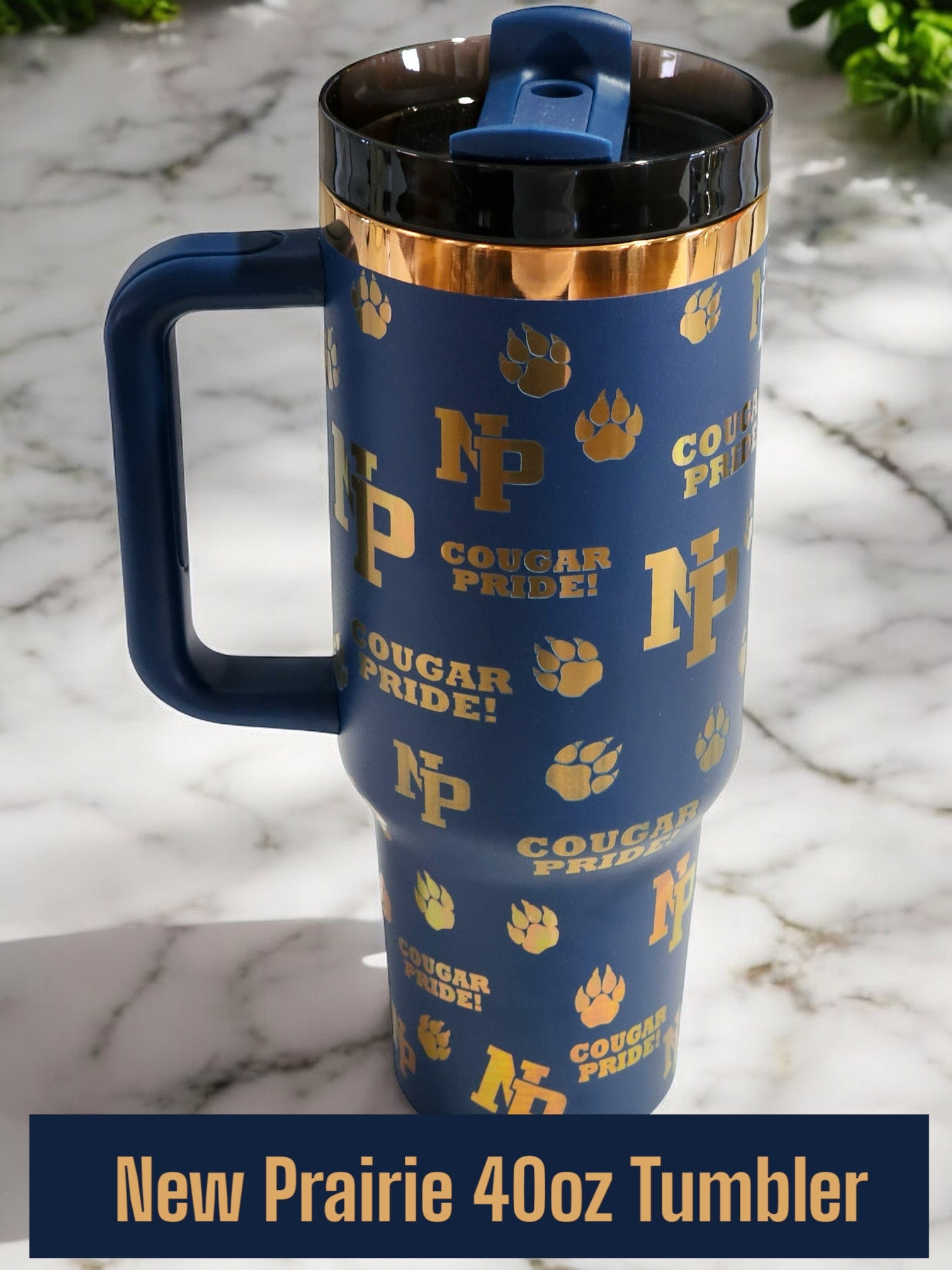 New Prairie 40oz Tumbler - Cattle Dog Studios Laser & Design
