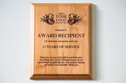 Custom Engraved Wood Plaque - Cattle Dog Studios Laser & Design
