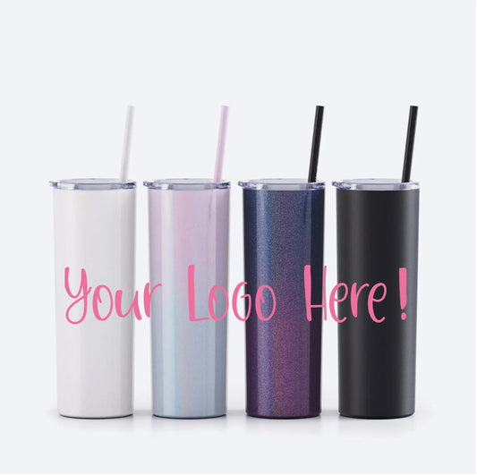 Custom Engraved 20oz Skinny Tumbler - Cattle Dog Studios