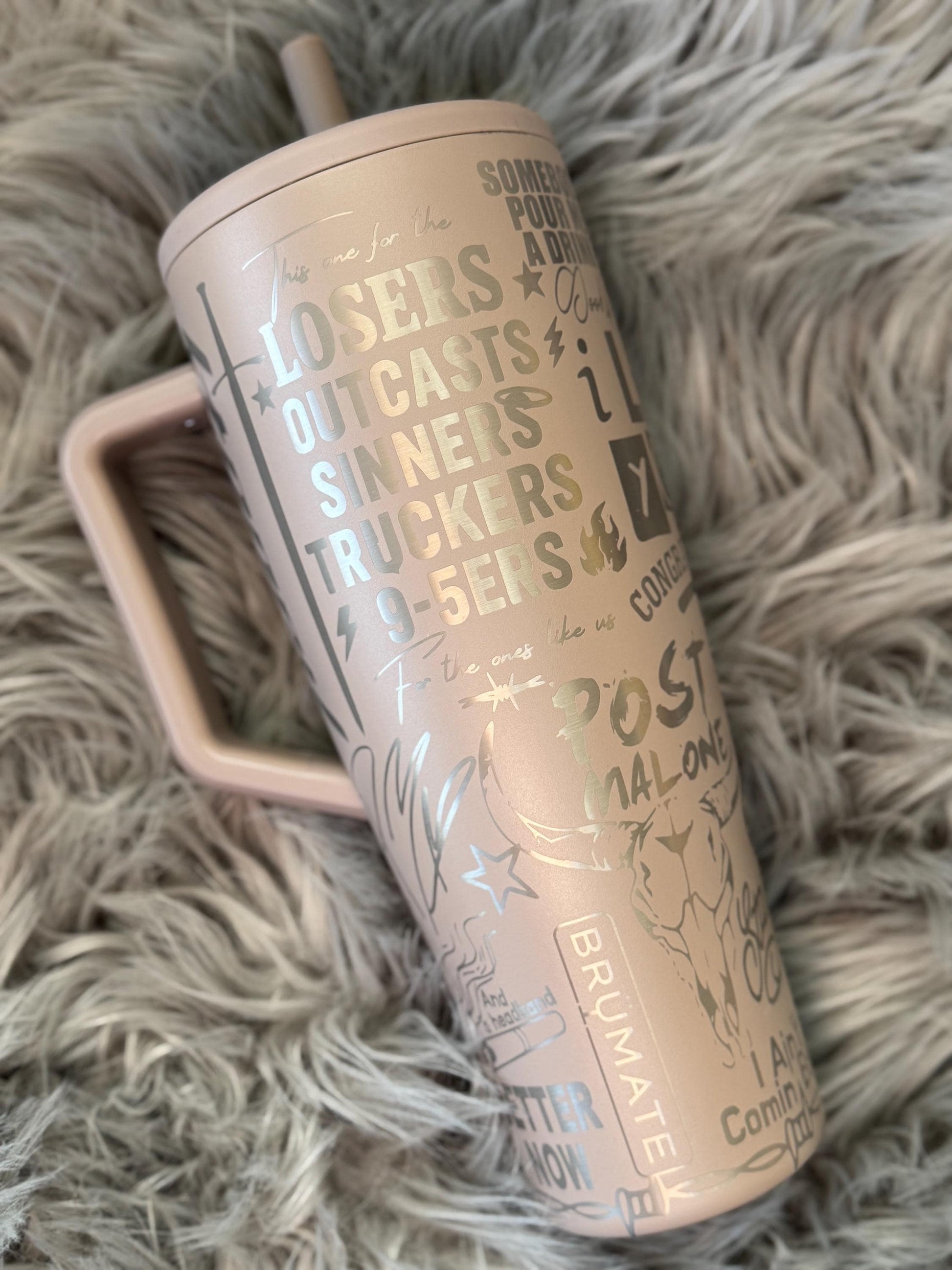 Post Malone Inspired Tumbler | song tumbler | band tumbler  | hip hop | country - CDS Laser & Design